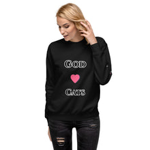 Load image into Gallery viewer, God Loves Cats-Unisex Fleece Pullover
