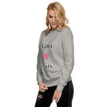 Load image into Gallery viewer, God Loves Cats-Unisex Fleece Pullover
