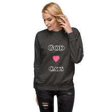 Load image into Gallery viewer, God Loves Cats-Unisex Fleece Pullover
