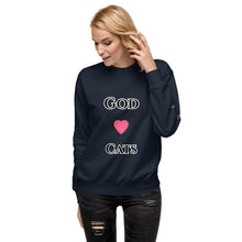 Load image into Gallery viewer, God Loves Cats-Unisex Fleece Pullover
