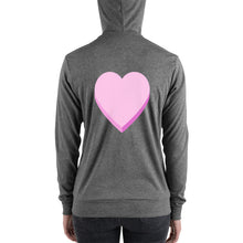 Load image into Gallery viewer, True Love- 1 Corinthians 13-Unisex zip hoodie
