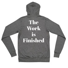 Load image into Gallery viewer, Hebrews 9-The Work is Finished -Unisex zip hoodie
