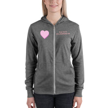Load image into Gallery viewer, True Love- 1 Corinthians 13-Unisex zip hoodie
