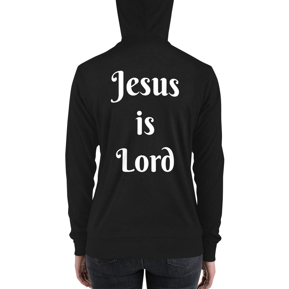 Jesus is Lord-Unisex zip hoodie