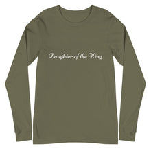 Load image into Gallery viewer, Daughter of the King-Unisex Long Sleeve Tee
