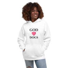 Load image into Gallery viewer, God Loves Dogs-Unisex Hoodie
