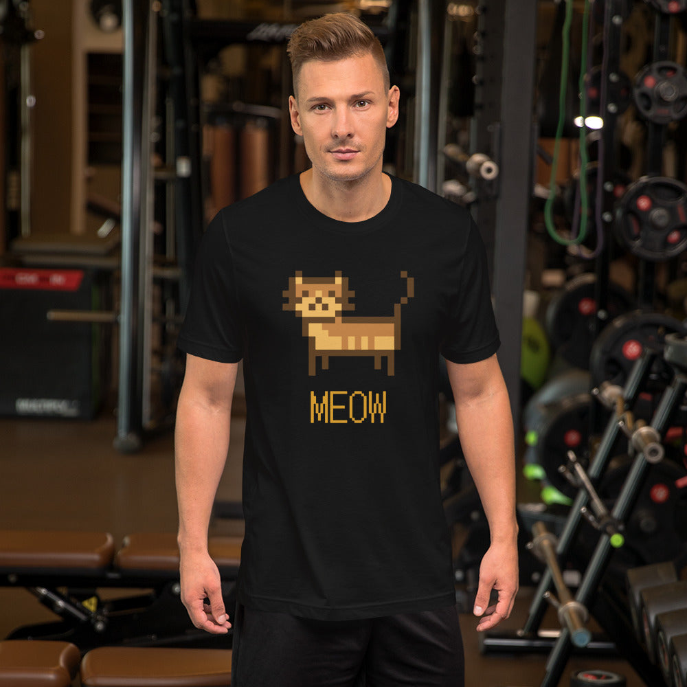 Meow Cat -Short-Sleeve Unisex T-Shirt