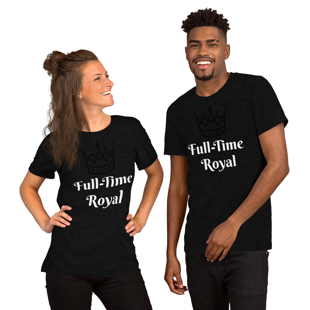 Full-Time Royal-Short-Sleeve Unisex T-Shirt