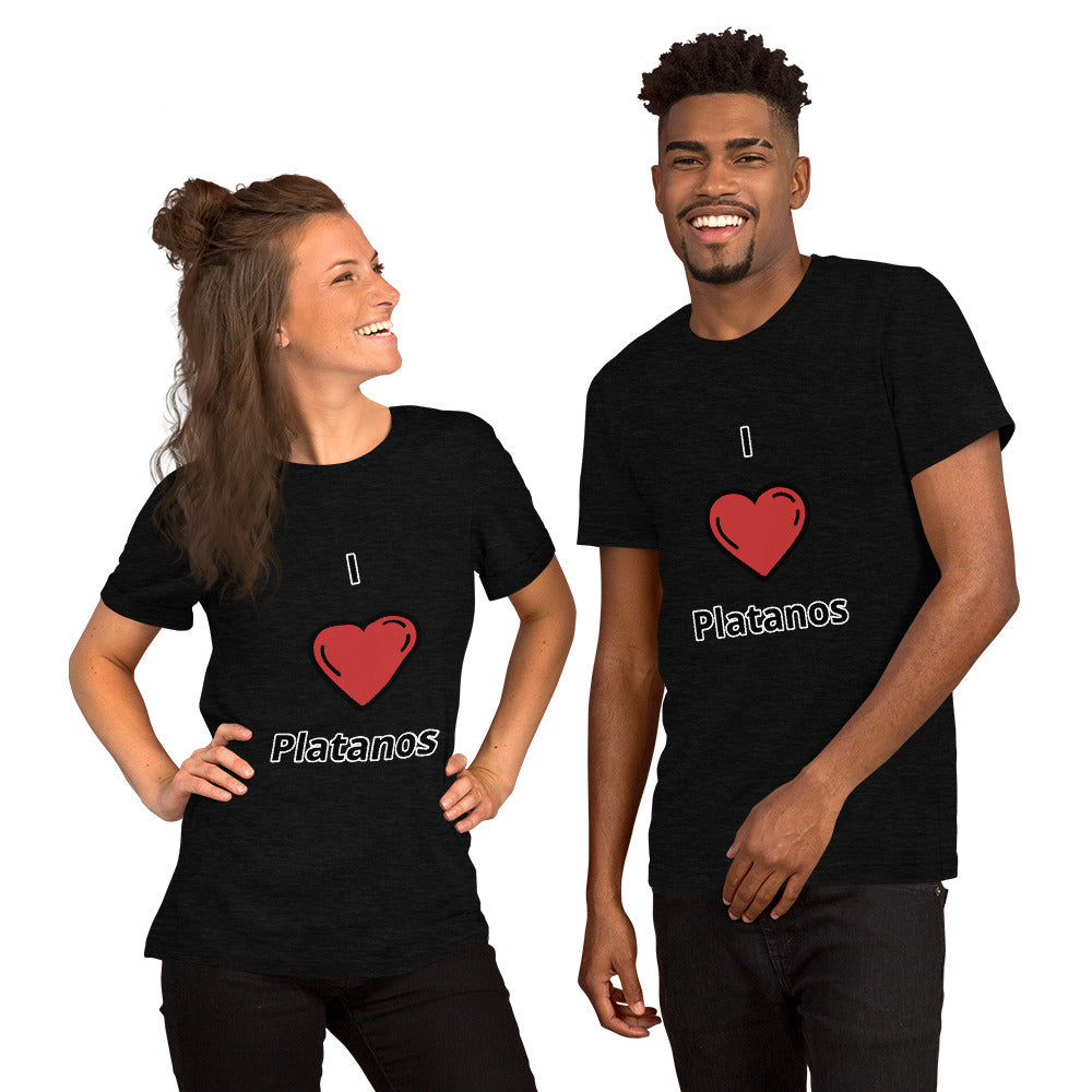 I Love Platanos-Short-Sleeve Unisex T-Shirt