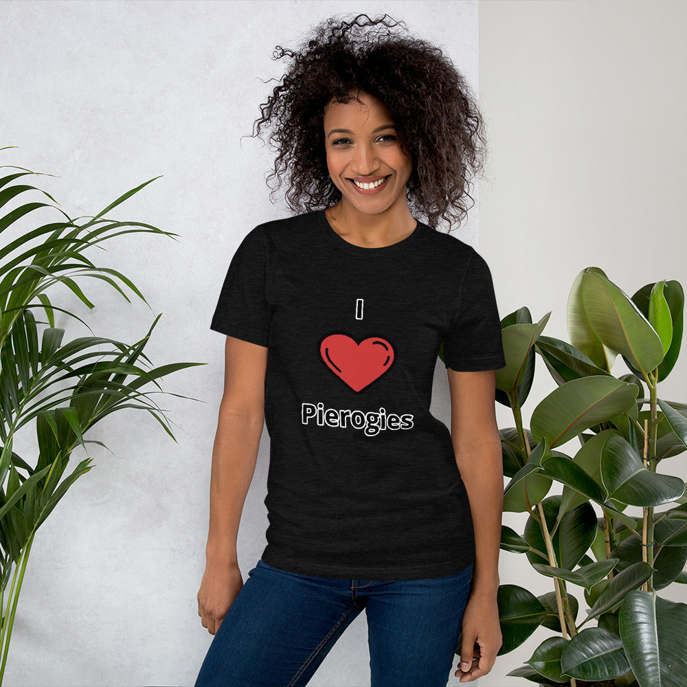 I Love Pierogies-Short-Sleeve Unisex T-Shirt