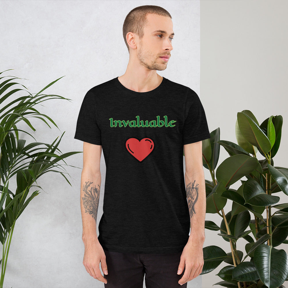 Invaluable-Short-Sleeve Unisex T-Shirt