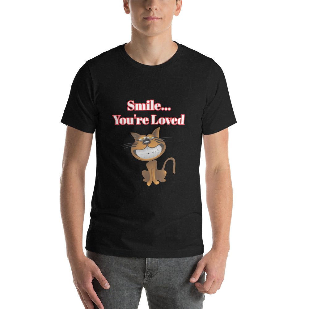 Smile... You're Loved-Short-Sleeve Unisex T-Shirt