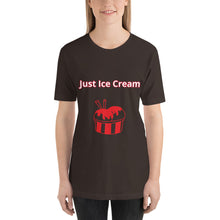 Load image into Gallery viewer, Just Ice Cream-Short-Sleeve Unisex T-Shirt
