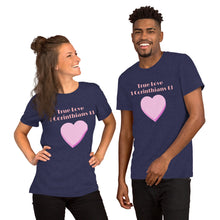 Load image into Gallery viewer, True Love- 1 Corinthians 13-Short-Sleeve Unisex T-Shirt

