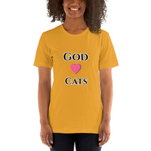 Load image into Gallery viewer, God Loves Cats-Short-Sleeve Unisex T-Shirt
