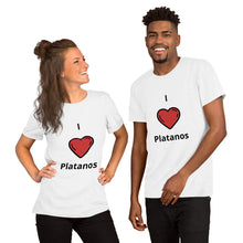 Load image into Gallery viewer, I Love Platanos-Short-Sleeve Unisex T-Shirt
